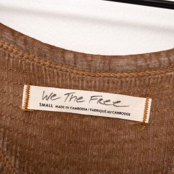 Free People Citrine Tee Size Small - Picture 4 of 8